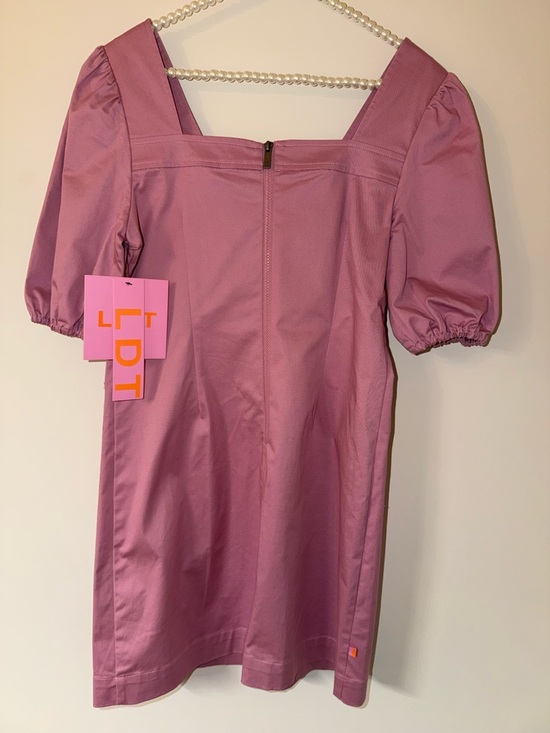 NWT LDT Le Superbe Mauve-a-lous Floral Princess Sleeve Midi Dress - 4 - Picture 4 of 11